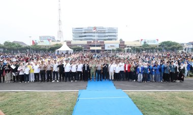 Momentum Sumpah Pemuda, 5.000 Mahasiswa dan Santri Gelar Konsolidasi Akbar di Mapolda Jatim