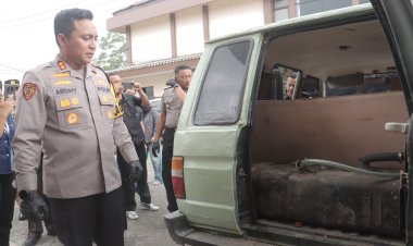 Polres Blitar Ungkap Kasus Dugaan Penimbunan 1.030 Liter BBM Bersubsidi