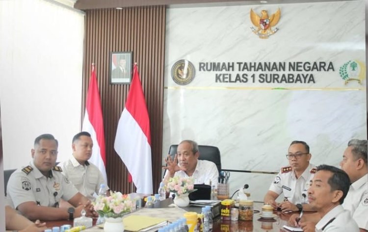 Kepala Pusat PPK BPSDM Pujo Harinto Pacu Transformasi SDM Rutan Surabaya lewat Social Learning dan Experience Learning