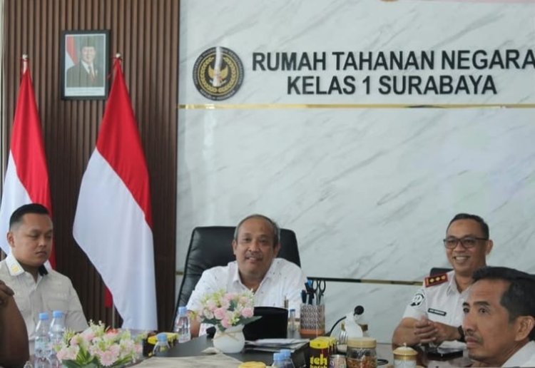 Kepala Pusat PPK BPSDM Pujo Harinto Pacu Transformasi SDM Rutan Surabaya lewat Social Learning dan Experience Learning
