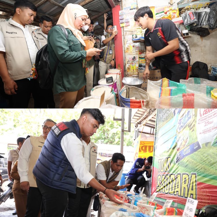 Polda Jatim Pantau Stok dan Harga Beras di Tiga Pasar, Pasokan Terpantau Aman