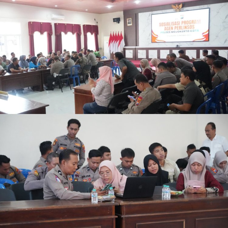 Sinergi Lintas Instansi, Polres Mojokerto Kota Siapkan Personel Jadi Agen Perlinsos