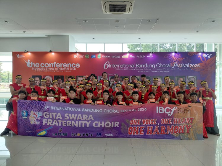 Gita Swara Fraternity Choir SMAK Frateran Surabaya Raih Gold dan Silver di Bandung International Choir Festival 2026