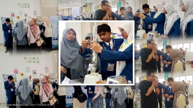 Dari Biji yang terbuang di pinggir jalan, Siswa SMP Al Falah Surabaya sulap Ketapang jadi Minyak Nabati Alternatif