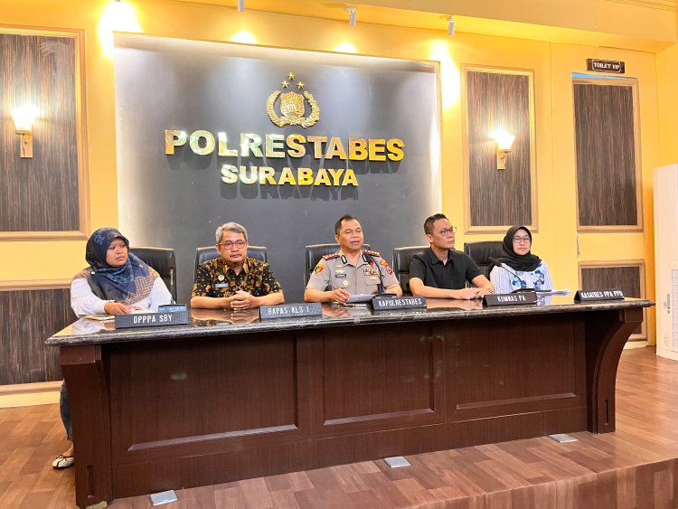 Satres PPA-PPO Polrestabes Surabaya Ungkap Kasus Diduga Tindak Pidana Anak Kekerasan Berujung Kematian 