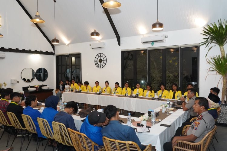 Kapolres Kediri Silaturahmi dan Dialog Terbuka Bersama Mahasiswa, Wujudkan Kamtibmas Kondusif