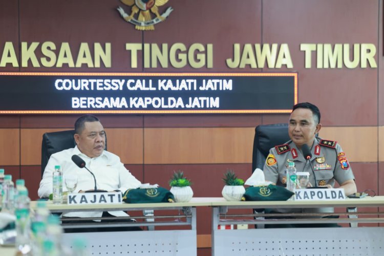 Perkuat Sinergi Penegakan Hukum, Kapolda Jatim Gelar Courtesy Call ke Kajati